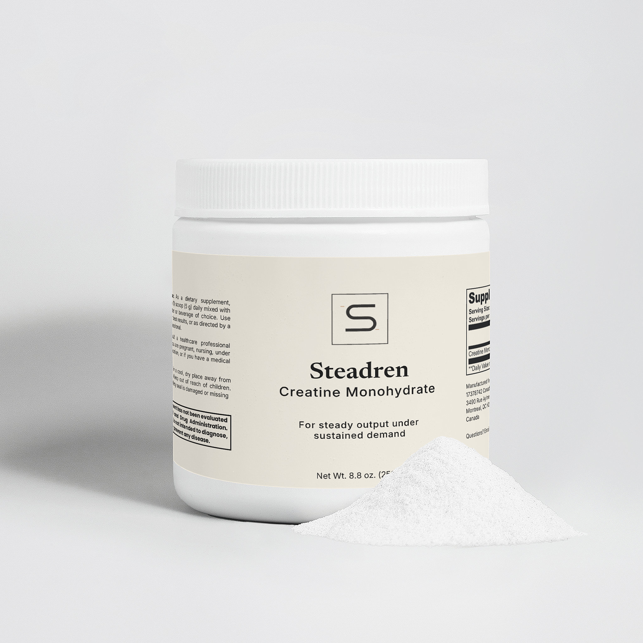 Steadren Foundation creatine tub
